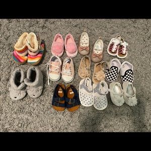 0-6 months Baby girl socks and shoes